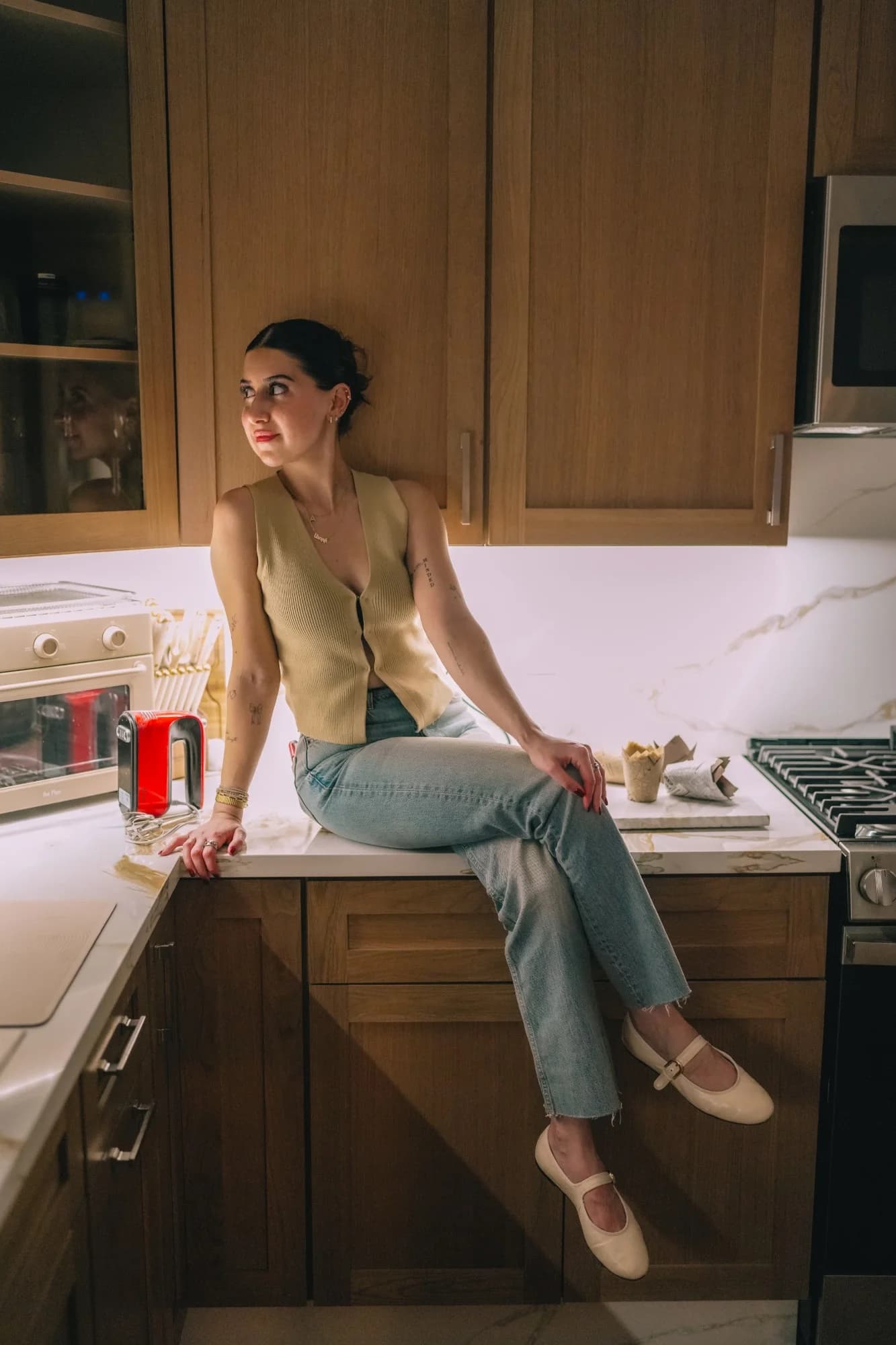 Our founder in the kitchen